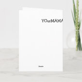 監獄おもしろいグリーティングカード カード (裏面)