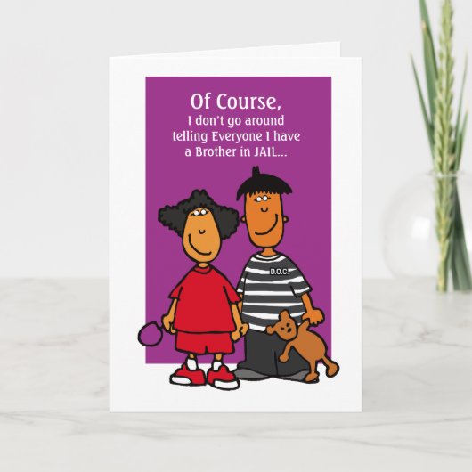 監獄カード – 全員に伝える カード (正面)