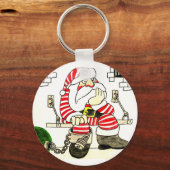 監獄サンタ キーホルダー (正面)