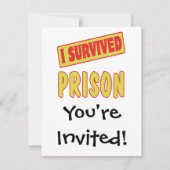 監獄生き延び内 招待状 (正面)