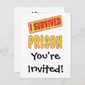 監獄生き延び内 招待状 (正面/裏面)