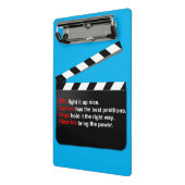 監督のための映画フィルムクルーパンボス ミニクリップボード (アングル2)