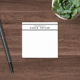 監督のストライプ机からの大学のスタイル ポストイット