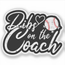 監督の妻専用 Funny Baseball Coach Wife Dibs on the Coach