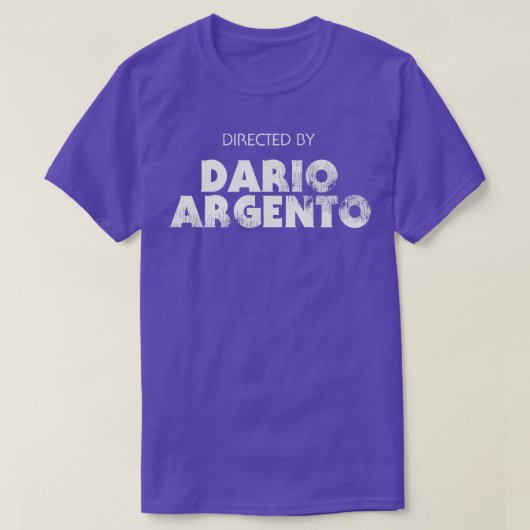 監督はダリオ・アルジェント Tシャツ (デザイン正面)