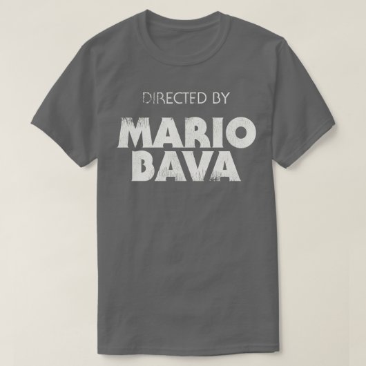 監督はMario Bava Tシャツ (デザイン正面)