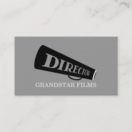 監督クラッパーボード映画プロデューサー 名刺 (正面)