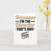 監督フィルムメーカー長編映画 カード (黄色い花)