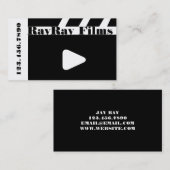 監督フィルム映画製作者プロダクション事業 名刺 (正面/裏面)