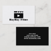 監督フィルム映画製作者プロダクション事業 名刺 (正面/裏面)