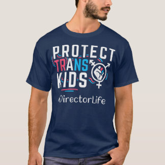 監督保護トランスキッズトランスジェンダーLGBTプライド Tシャツ