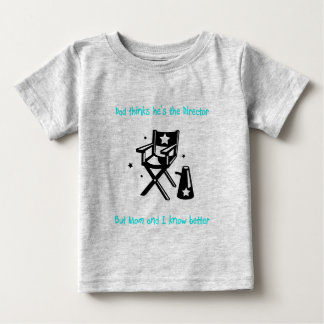 監督実在ベビー ベビーTシャツ