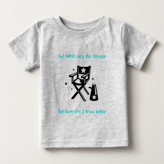 監督実在ベビー ベビーTシャツ (正面)