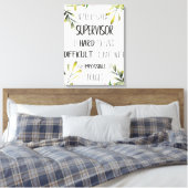 監督者の感謝ありがとう引用文ボス キャンバスプリント (インサイチュ (寝室))