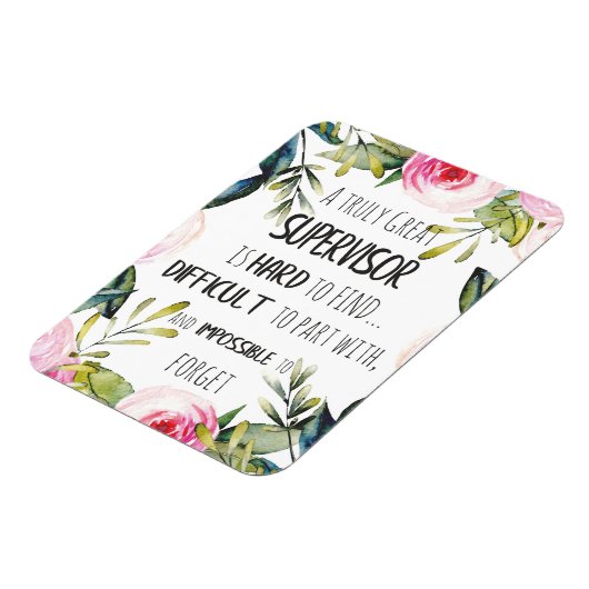 監督者の感謝ありがとう引用文ボス マグネット (左側)