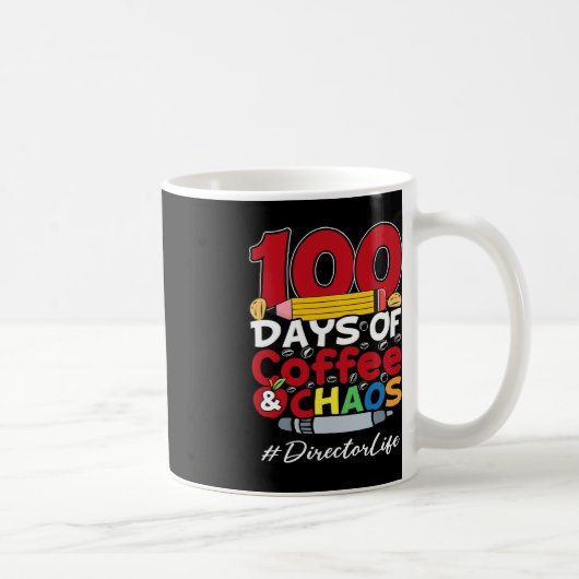 監督100日のコーヒーとカオス100日目 コーヒーマグカップ (右)