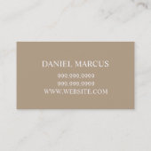 監督、モダンビデオグラファー、映画制作 名刺 (裏面)