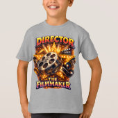 監督 - 映画監督少年Tシャツ Tシャツ (正面)