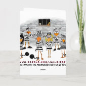 監禁の幾日: "幸運"のJailbirdカード カード (裏面)