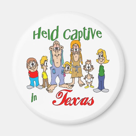 監禁テキサス州 マグネット (正面)