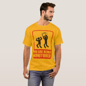 監視されています Tシャツ (正面フル)