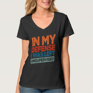 監視なしで放置されていたと言い訳できる面白いデザイン Tシャツ