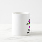 監視のピンクの忍者 コーヒーマグカップ (中央)