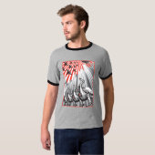 監視の信号器のTシャツの下 Tシャツ (正面フル)