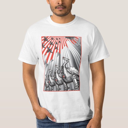 監視の白のTシャツの下 Tシャツ (正面)