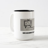 監視またはマ遊グ ツートーンマグカップ (正面左)