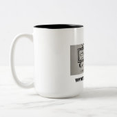 監視またはマ遊グ ツートーンマグカップ (左)