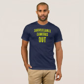 監視カメラはアウト Tシャツ (正面フル)