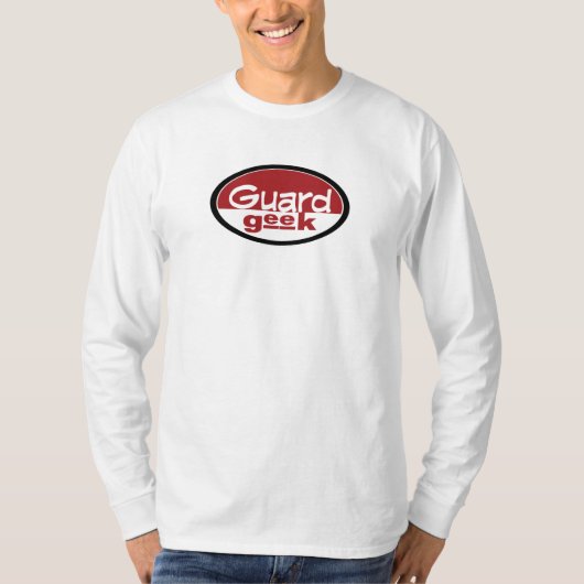 監視ギークの赤 Tシャツ (正面)