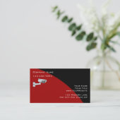 監視セキュリティの名刺 名刺 (スタンド正面)