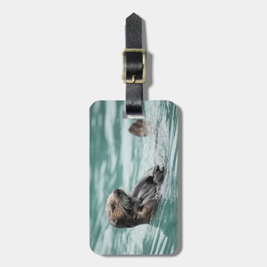 監視ラッコ ラゲッジタグ (正面縦)