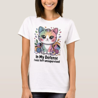 監視放棄されたもんね ネコ Tシャツ
