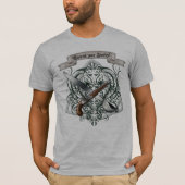 監視Yerの利得のヴィンテージの海賊人のTシャツ Tシャツ (正面)