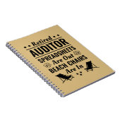 監退職した査役おもしろい員 ノートブック (右側)