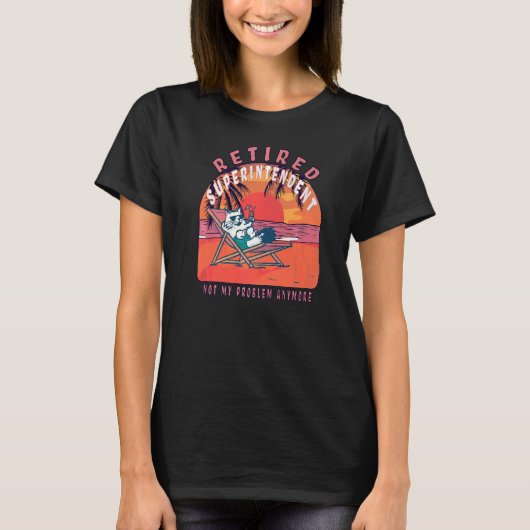 監退職した視ヴィンテージ退職 Tシャツ (正面)