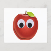 目おもしろいがGooglyの赤りんご (正面)