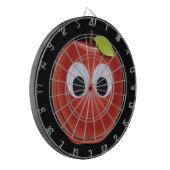 目おもしろいがGooglyの赤りんご ダーツボード (正面左)