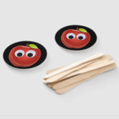 目おもしろいがGooglyの赤りんご ハンドファン (組立なし)