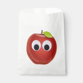 目おもしろいがGooglyの赤りんご フェイバーバッグ (正面)