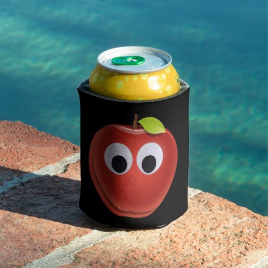 目おもしろいがGooglyの赤りんご 缶クーラー (インサイチュ プール)
