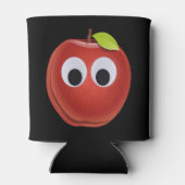 目おもしろいがGooglyの赤りんご 缶クーラー (裏面)