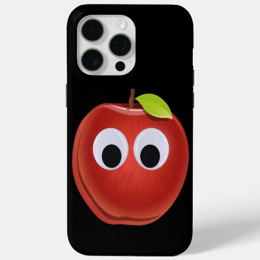 目おもしろいがGooglyの赤りんご Case-Mate iPhoneケース (裏面)
