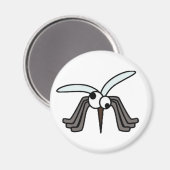 目おもしろいの蚊 マグネット (正面/裏面)