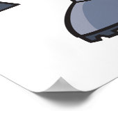 目おもしろいロボット ポスター (角)