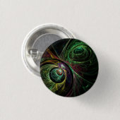 目から目への抽象芸術アートボタン（丸） 缶バッジ (正面&裏面)