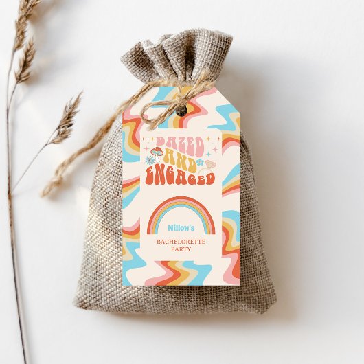 目がくらむようなエンゲージメントのバチェロレッテパーティーの景品 ギフトタグ